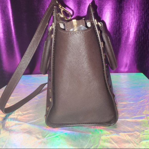 MICHAEL KORS LARGE STUDDED SELMA BAG - Picture 7 of 9